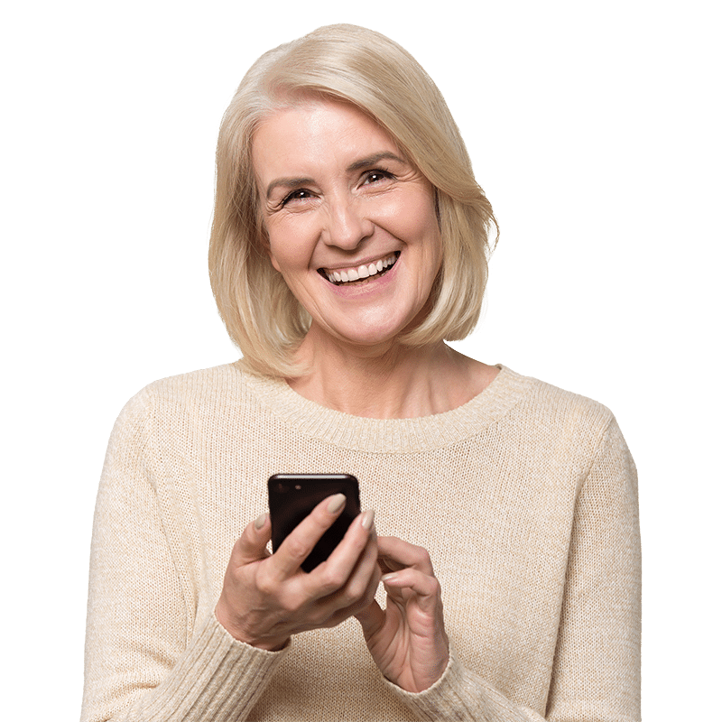 Woman Using Her Smart Phone